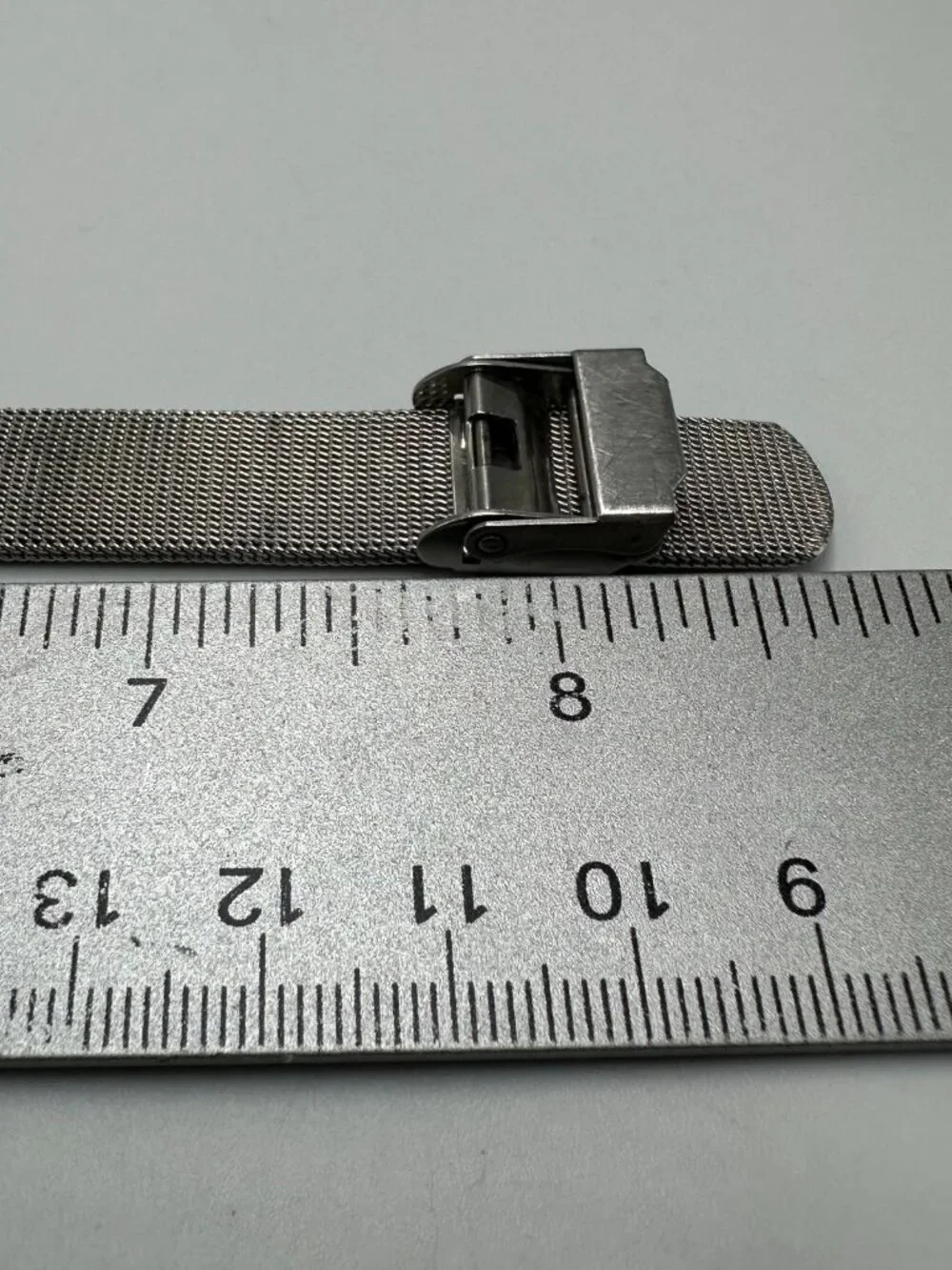 3/$30 Grenen Watch Women Silver Tone Black Dial Date Window New Battery 8.5 Inch